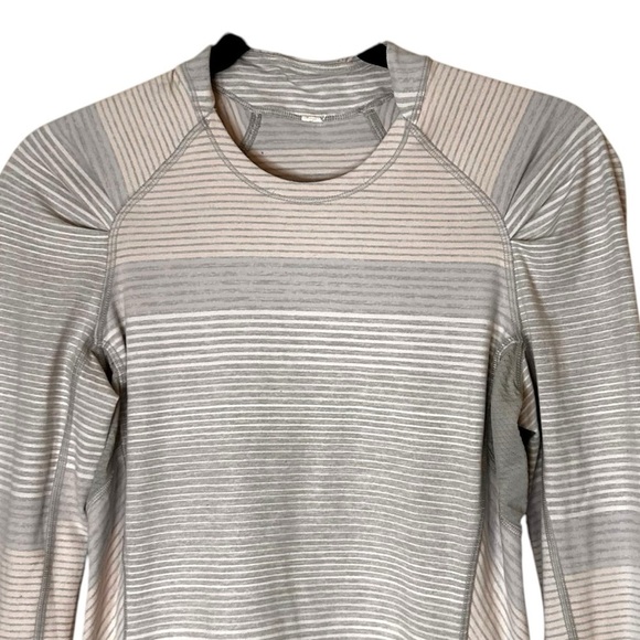 Lululemon Think Fast Long Sleeve Athletic Running Top- Size 6 - Picture 13 of 16